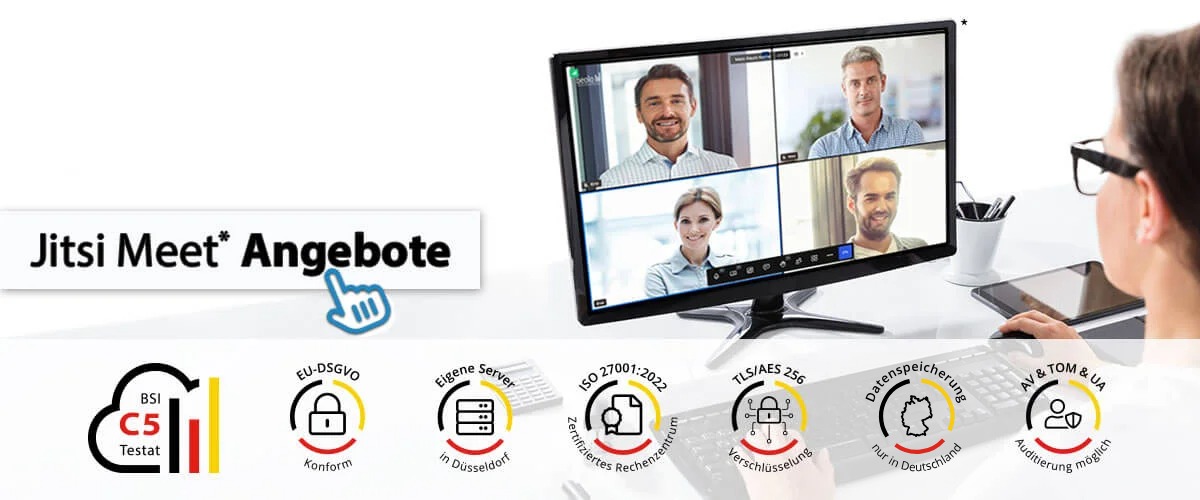 Jitsi Meet auf Deutsch – Videokonferenzen bequem online nutzen