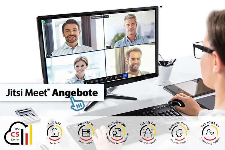 Jitsi Meet auf Deutsch – Videokonferenzen bequem online nutzen